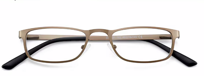 Solid Metal customized eyeglasses