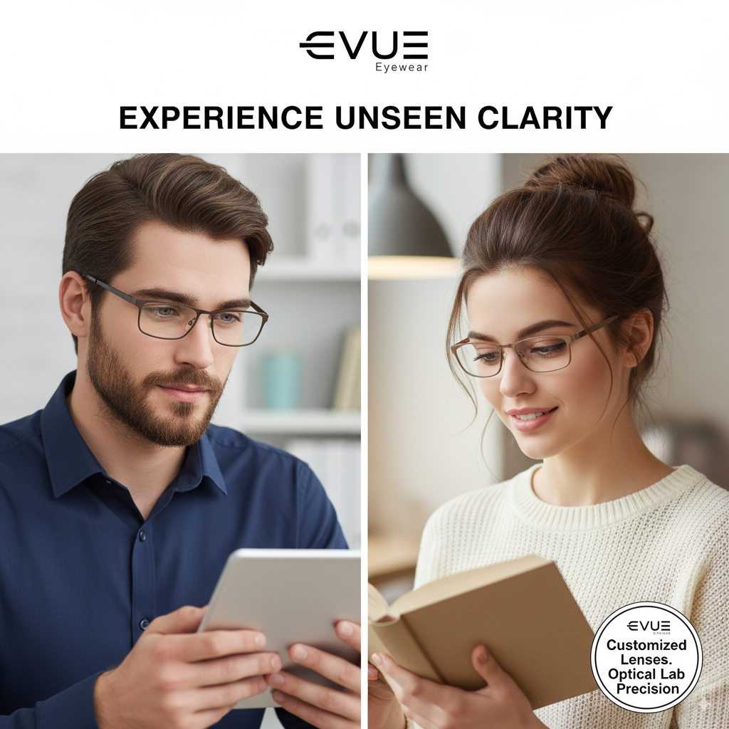 Solid Metal customized eyeglasses