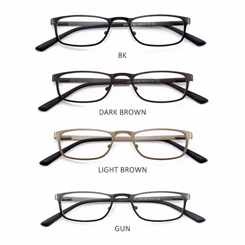 Solid Metal customized eyeglasses